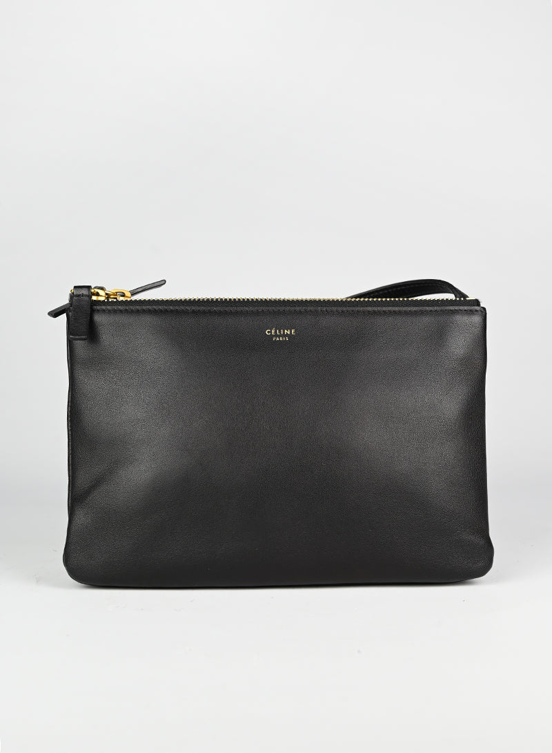 Celine Borsa Trio in pelle nera