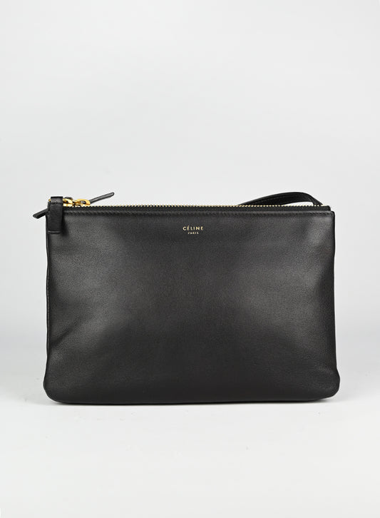 Celine Borsa Trio in pelle nera