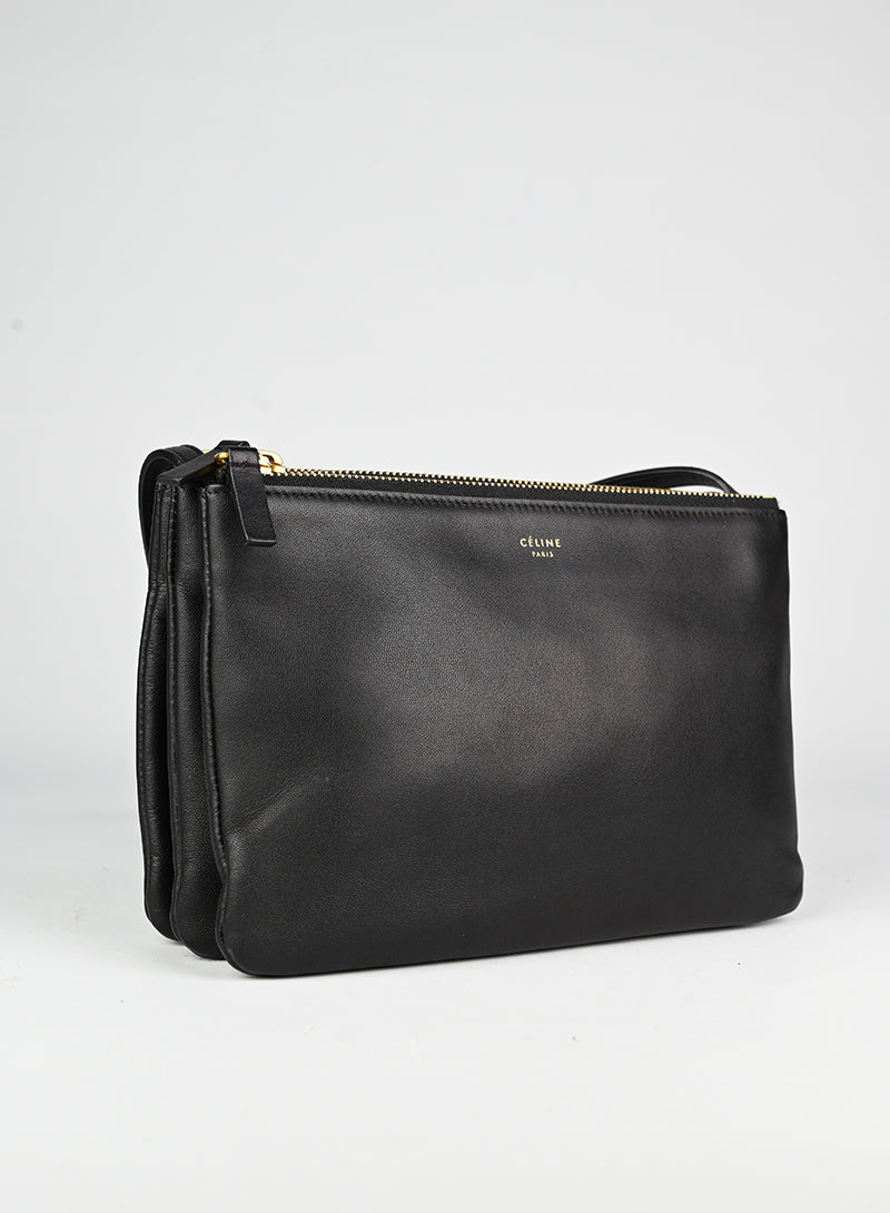 Celine Borsa Trio in pelle nera