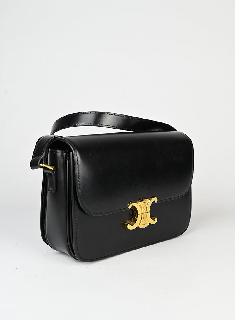 Celine Borsa Triomphe in pelle nera