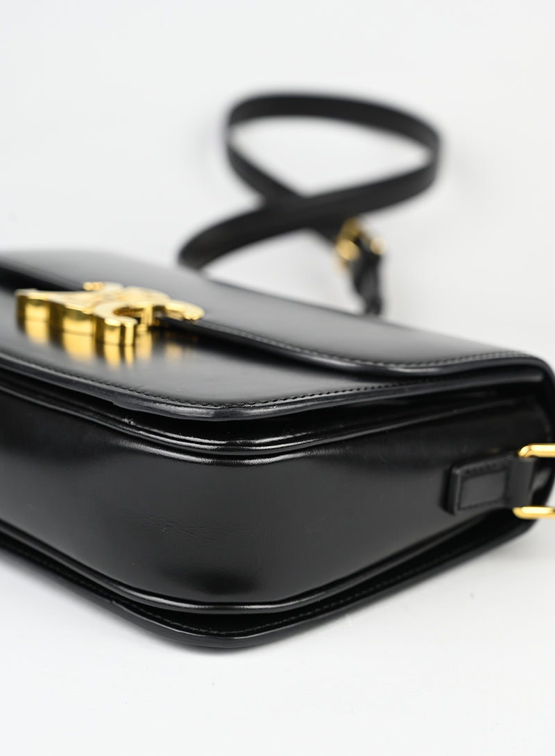 Celine Borsa Triomphe in pelle nera