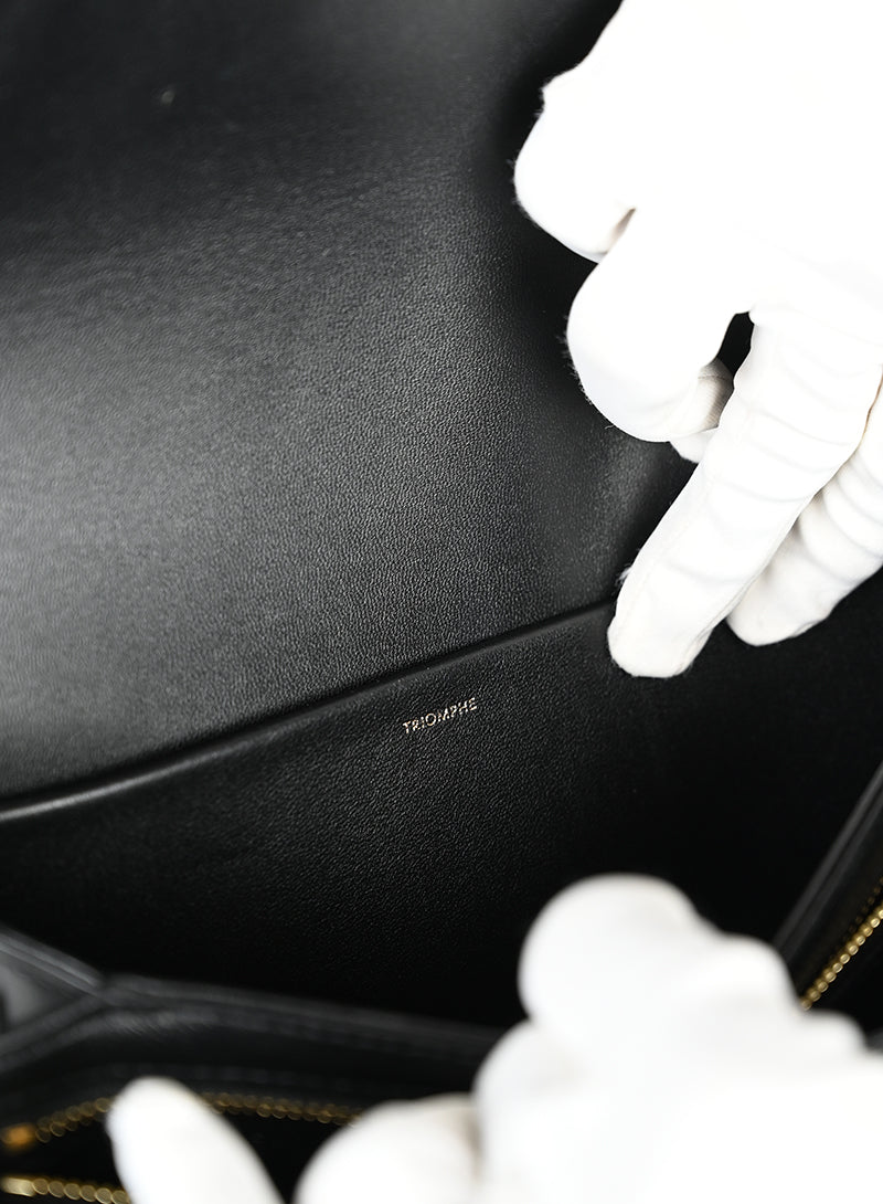 Celine Borsa Triomphe in pelle nera