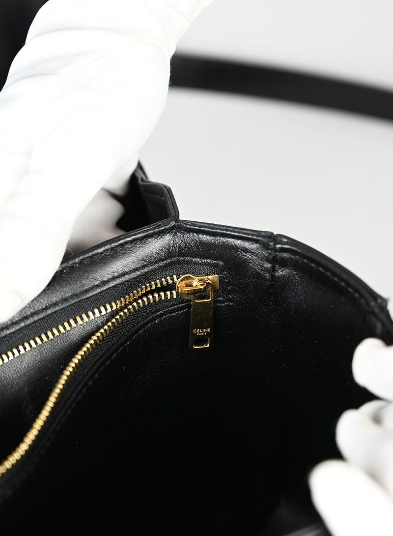 Celine Borsa Triomphe in pelle nera