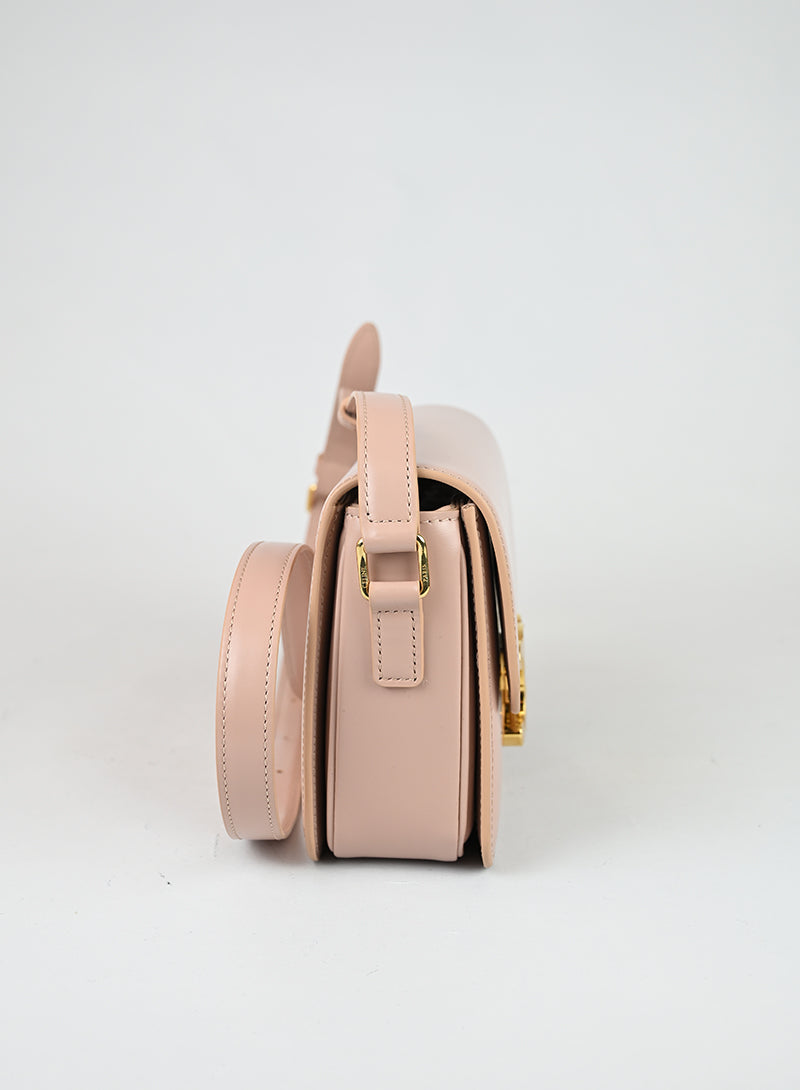 Celine Borsa Triomphe in pelle rosa cipria