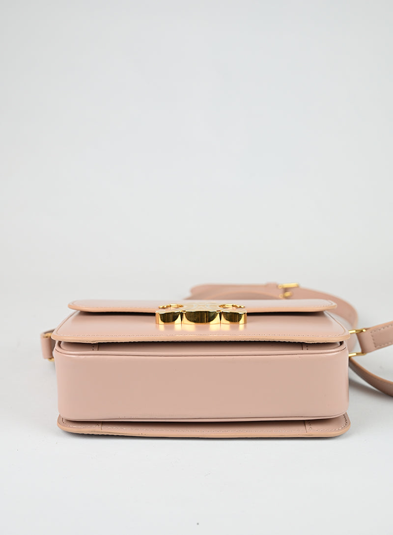 Celine Borsa Triomphe in pelle rosa cipria