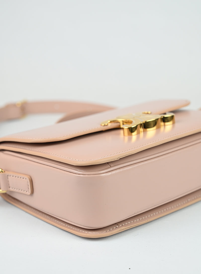 Celine Borsa Triomphe in pelle rosa cipria