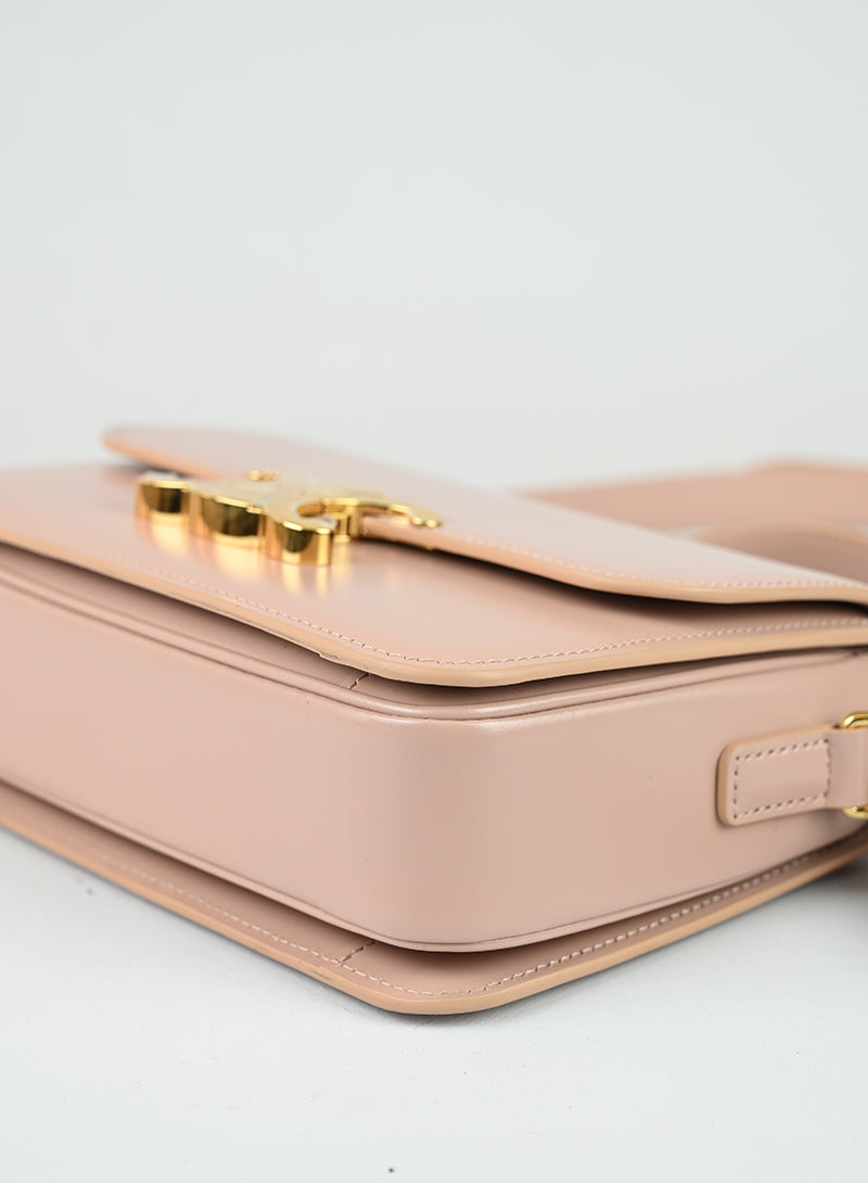 Celine Borsa Triomphe in pelle rosa cipria