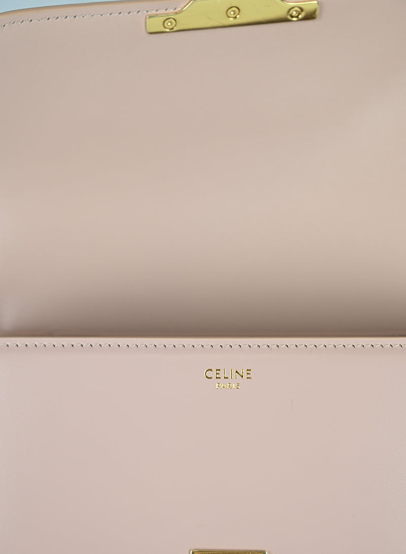 Celine Borsa Triomphe in pelle rosa cipria