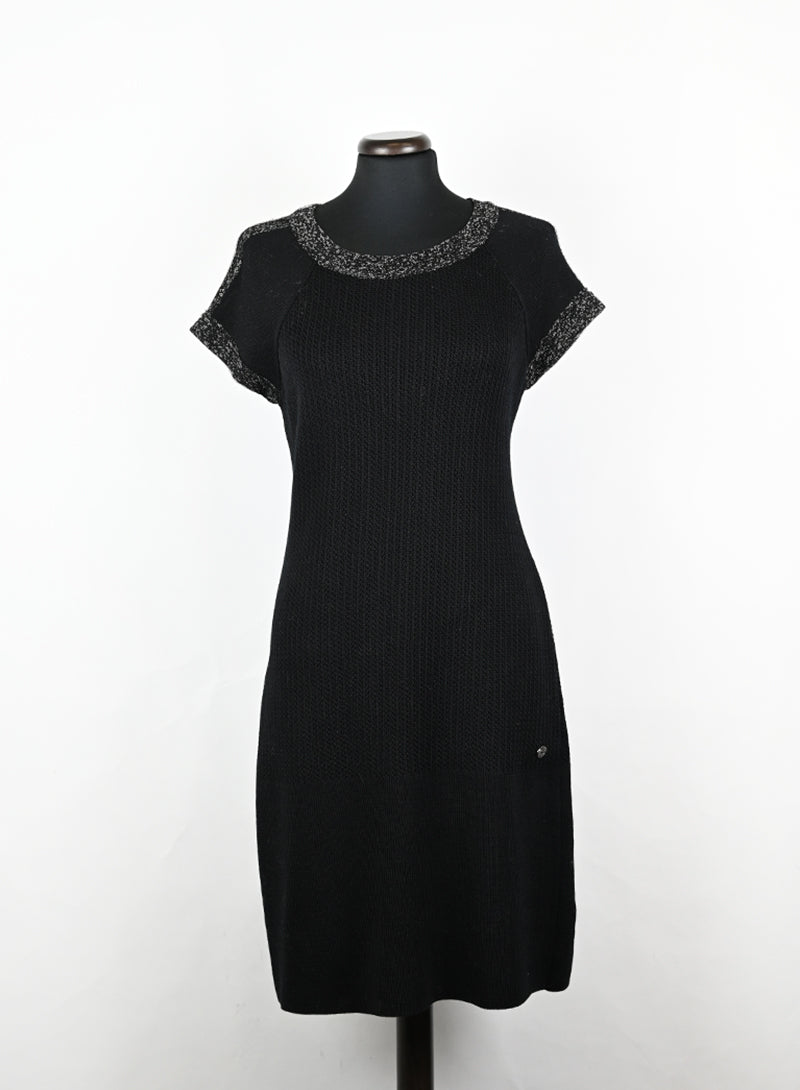 Chanel Abito in maglina nero - Tg. 36 FR -  lesleyluxuryvintage