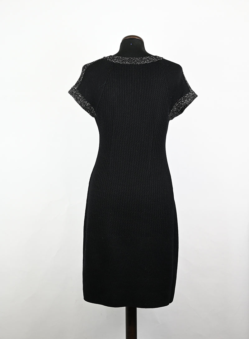 Chanel Abito in maglina nero - Tg. 36 FR -  lesleyluxuryvintage