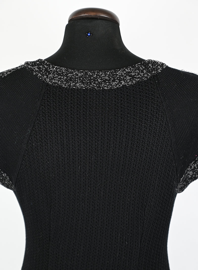 Chanel Abito in maglina nero - Tg. 36 FR -  lesleyluxuryvintage
