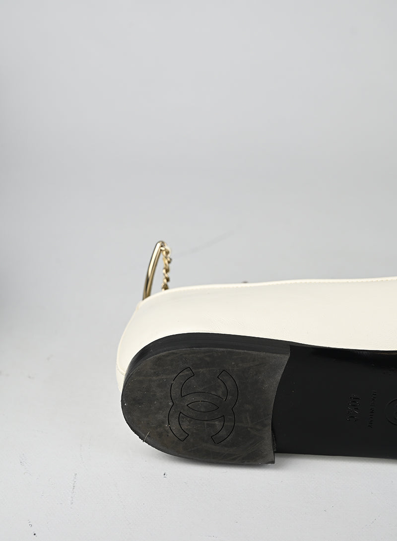 Chanel Ballerine in pelle Bianche - N. 40½