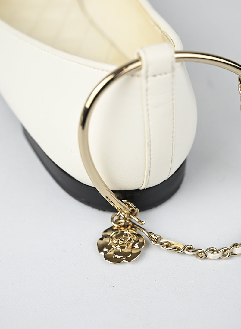 Chanel Ballerine in pelle Bianche - N. 40½