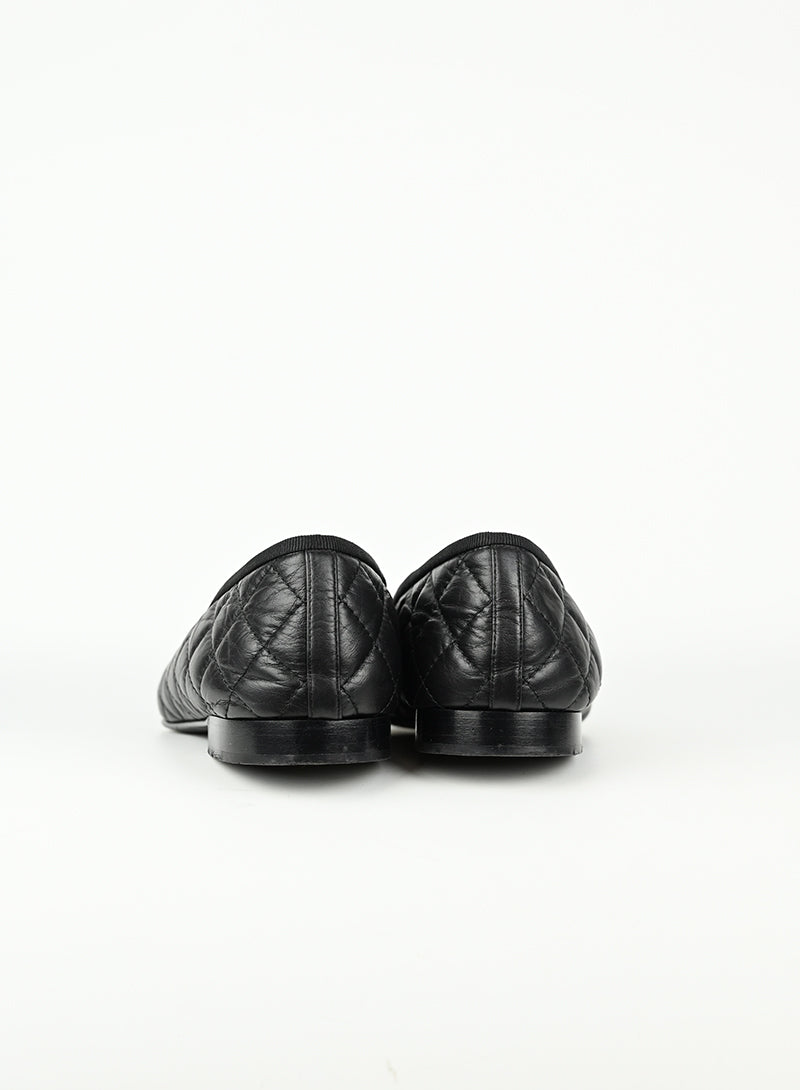 Chanel Ballerine in pelle nera - N. 39 ½