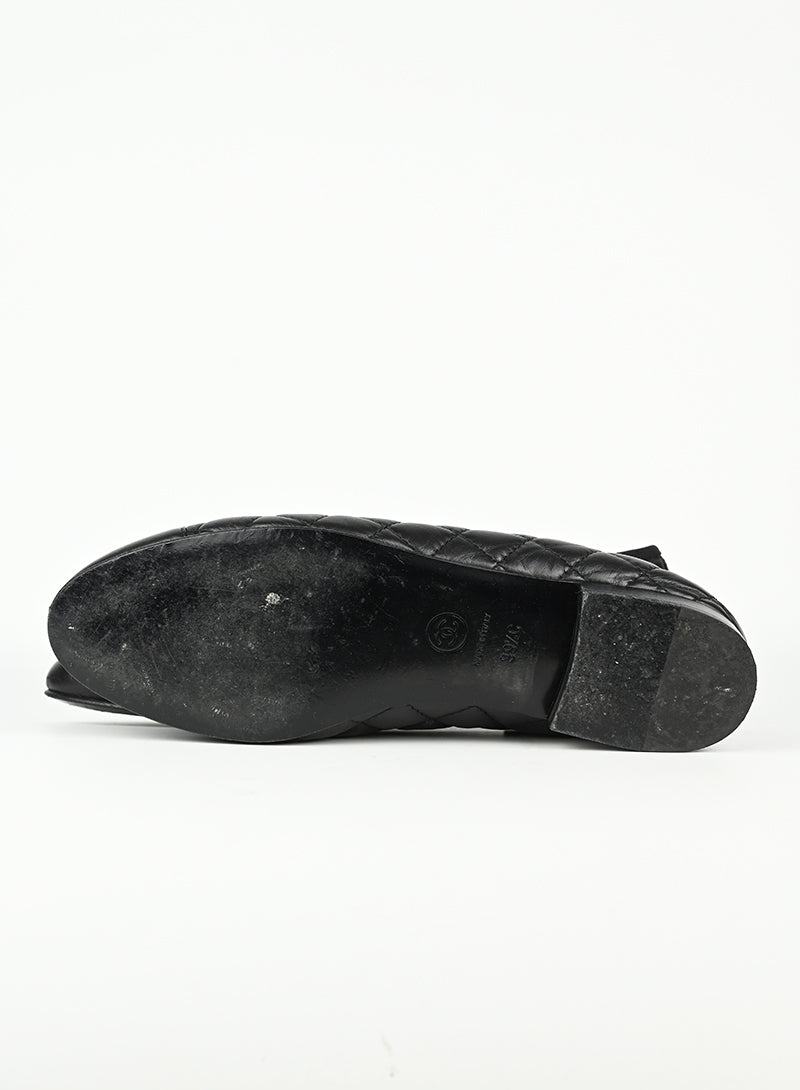 Chanel Ballerine in pelle nera - N. 39 ½