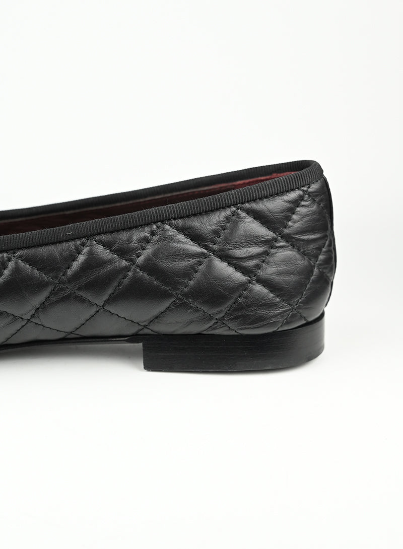 Chanel Ballerine in pelle nera - N. 39 ½