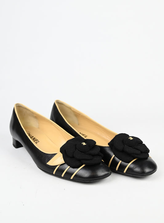 Chanel Ballerine in pelle nere - N. 38 ½