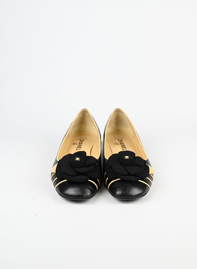 Chanel Ballerine in pelle nere - N. 38 ½