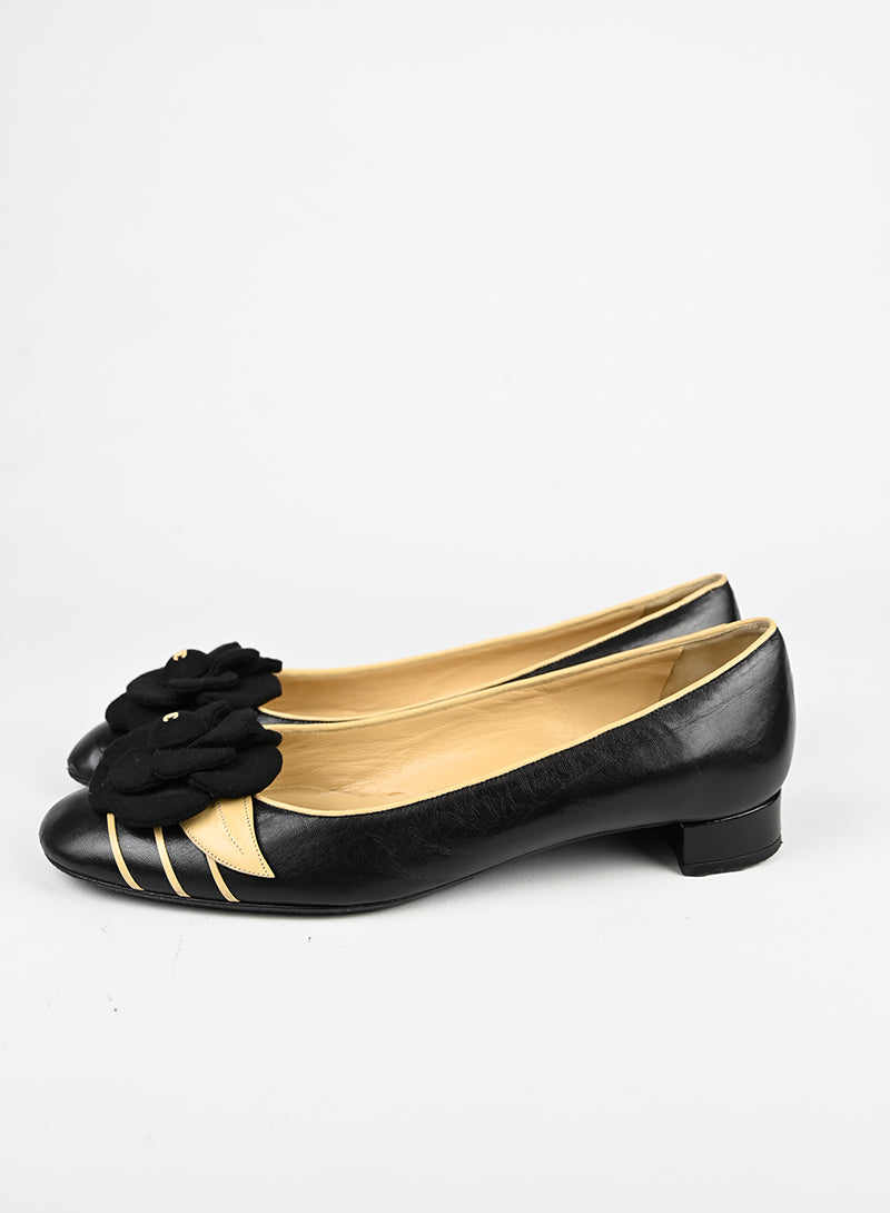 Chanel Ballerine in pelle nere - N. 38 ½
