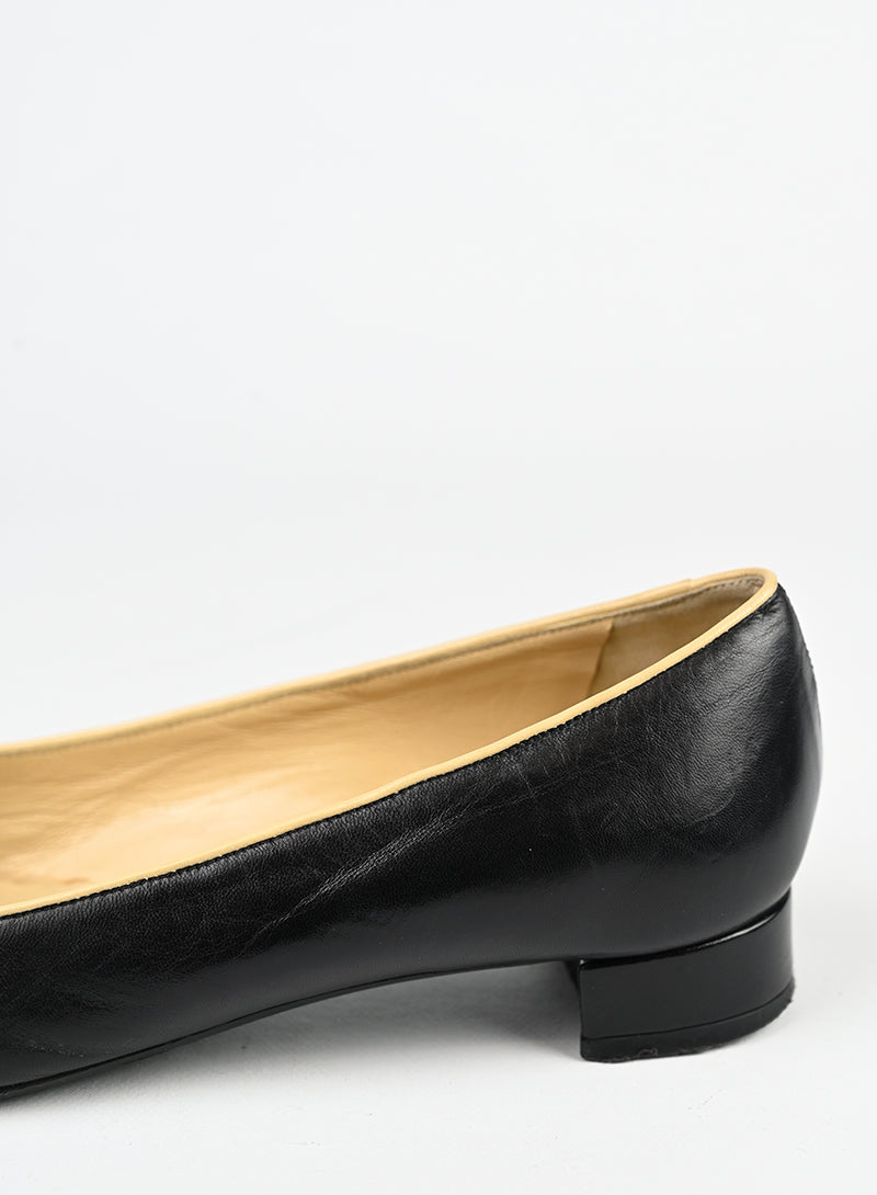 Chanel Ballerine in pelle nere - N. 38 ½