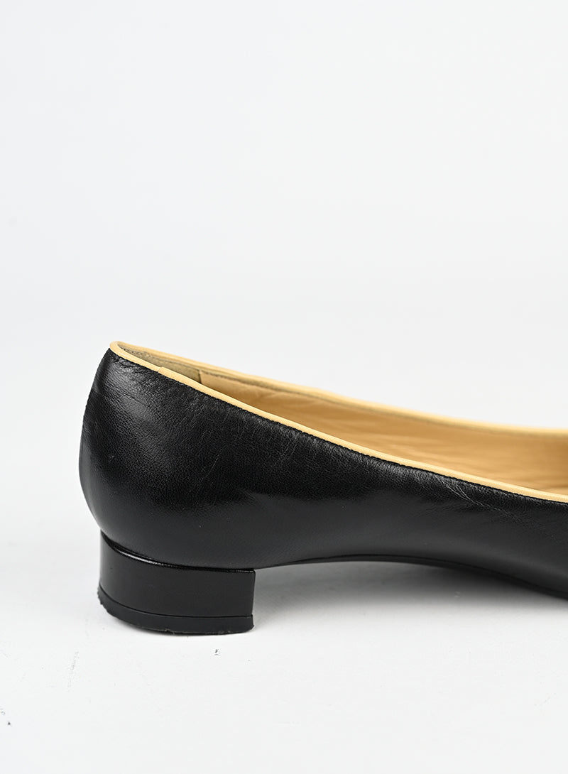 Chanel Ballerine in pelle nere - N. 38 ½