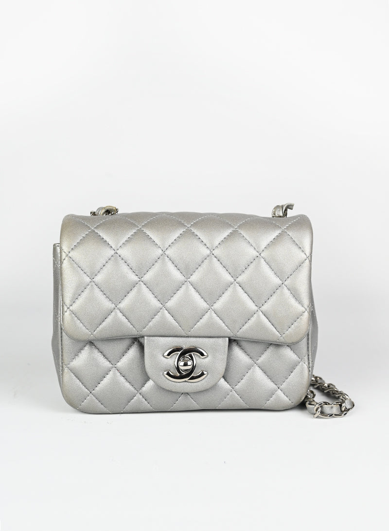 Chanel Borsa 2.55 Mini argento