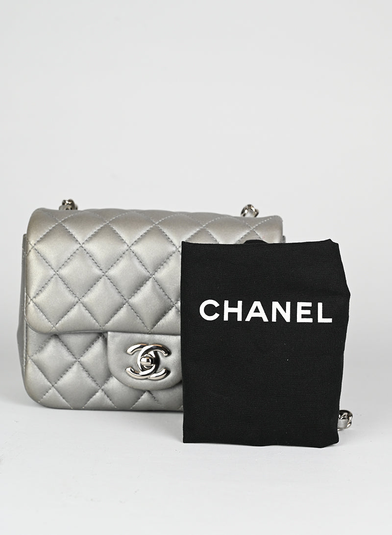 Chanel Borsa 2.55 Mini argento