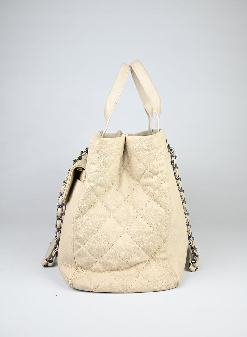 Chanel Borsa Coco Break in pelle beige