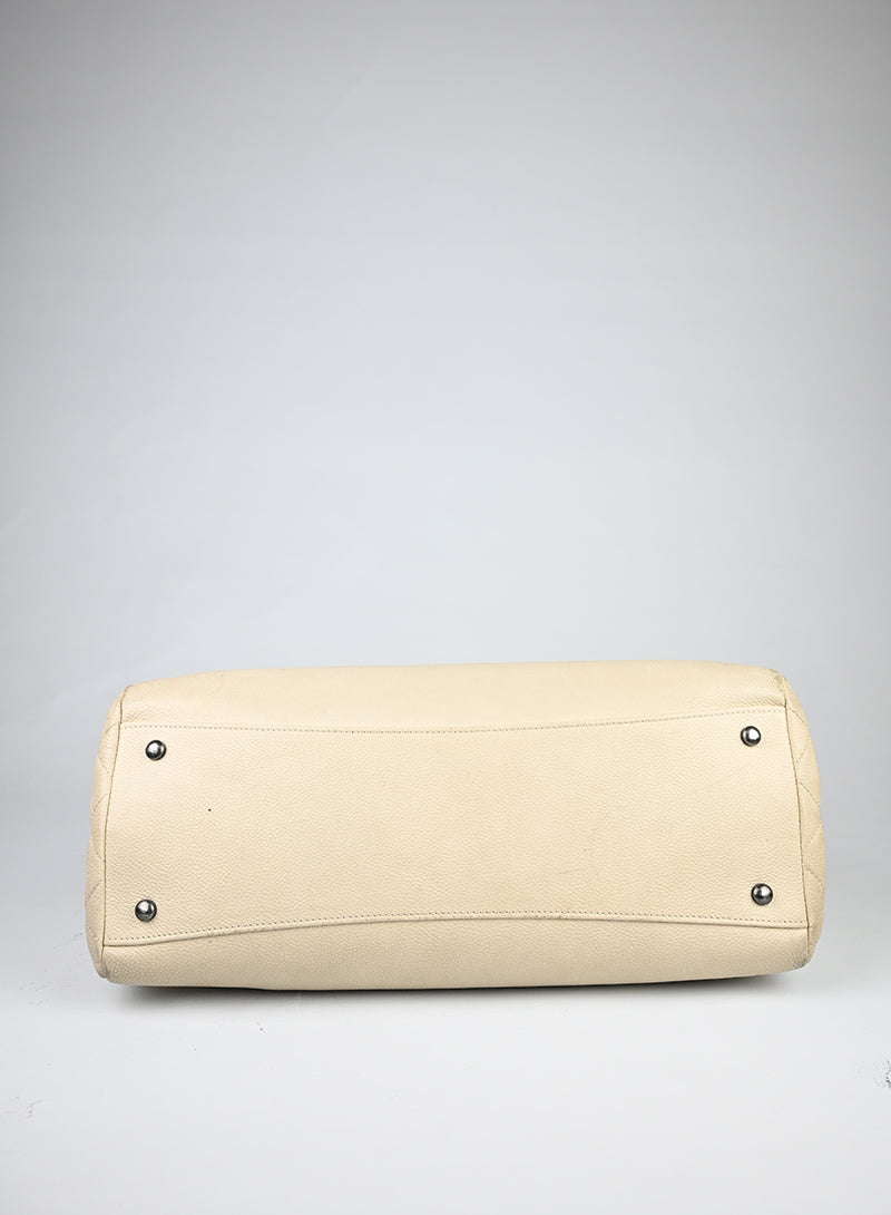 Chanel Borsa Coco Break in pelle beige