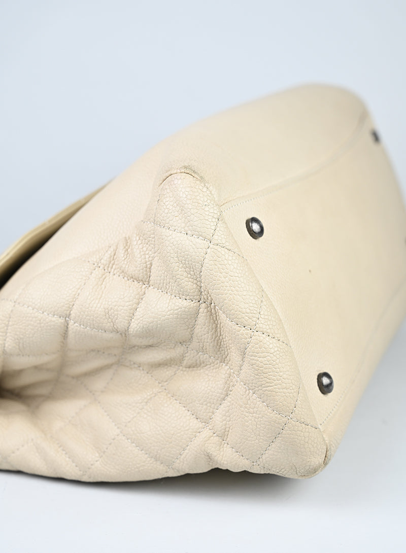Chanel Borsa Coco Break in pelle beige