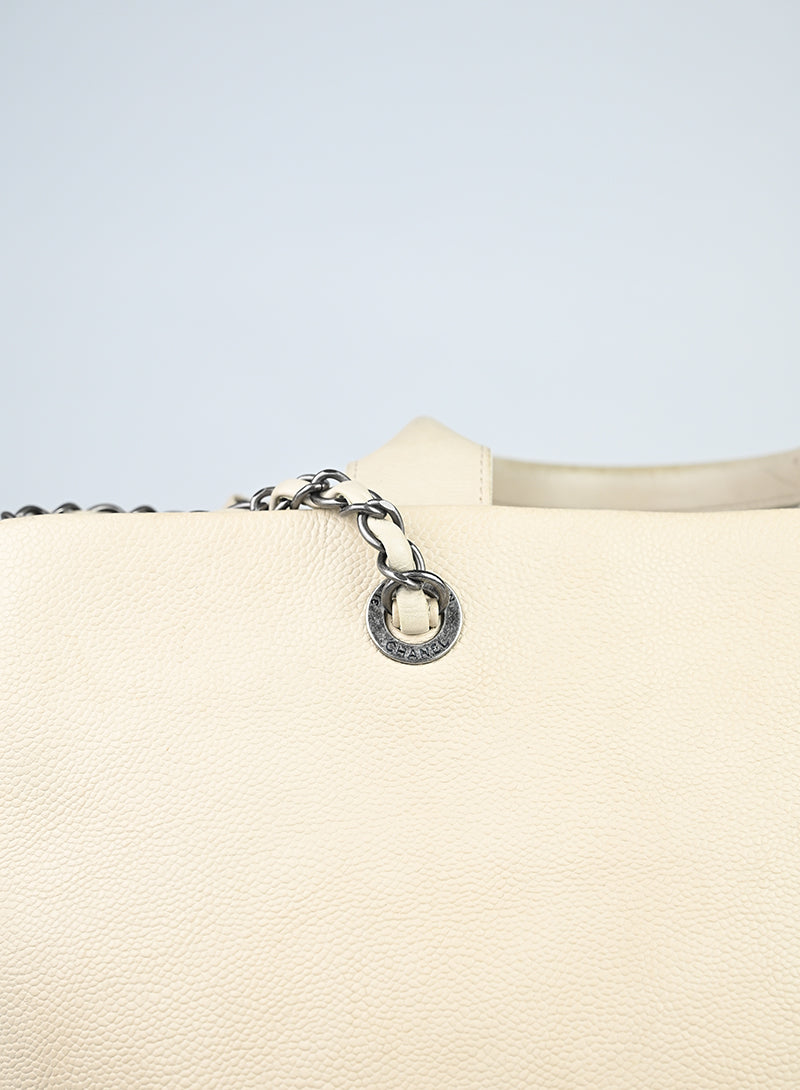 Chanel Borsa Coco Break in pelle beige