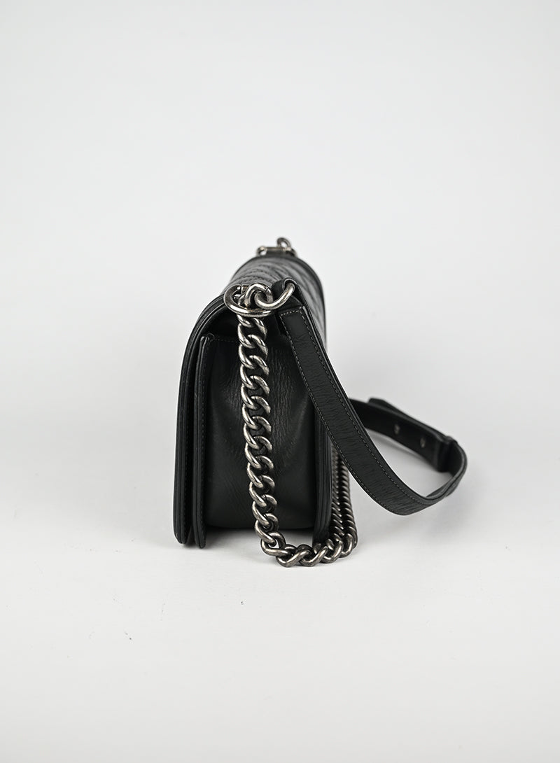 Chanel Borsa Boy Pelle Grigia 2015-2016