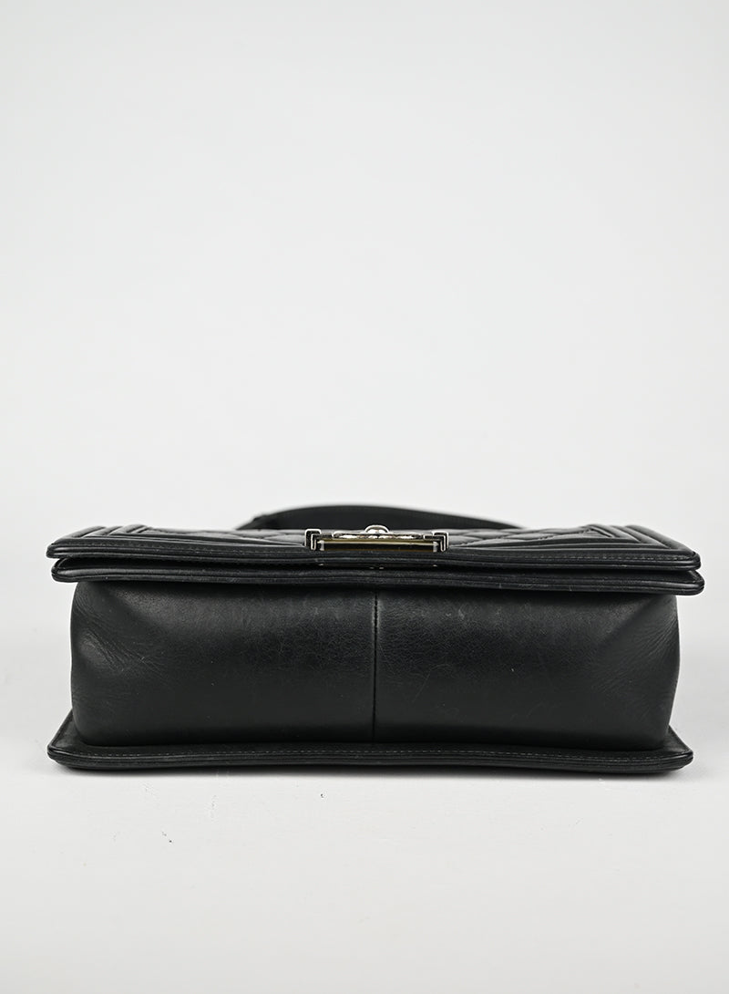 Chanel Borsa Boy Pelle Grigia 2015-2016