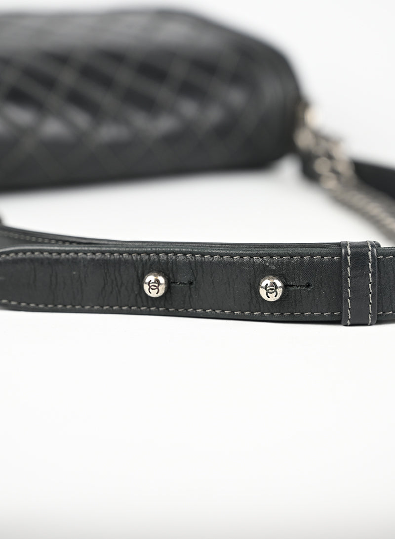 Chanel Borsa Boy Pelle Grigia 2015-2016