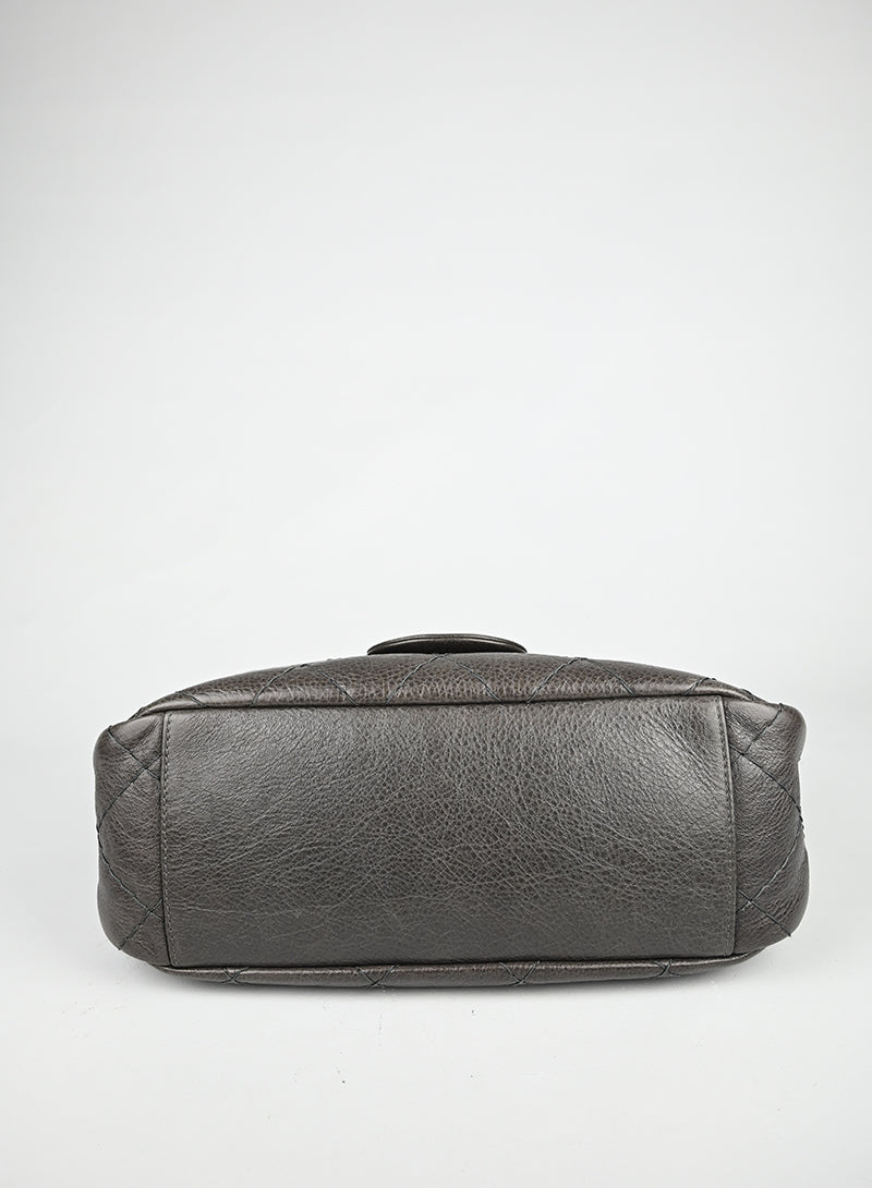 Chanel Borsa in pelle marrone