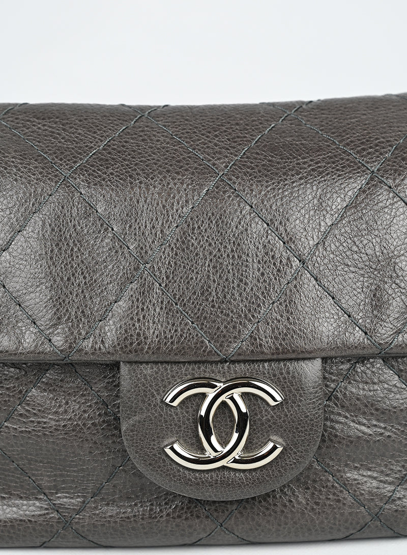 Chanel Borsa in pelle marrone