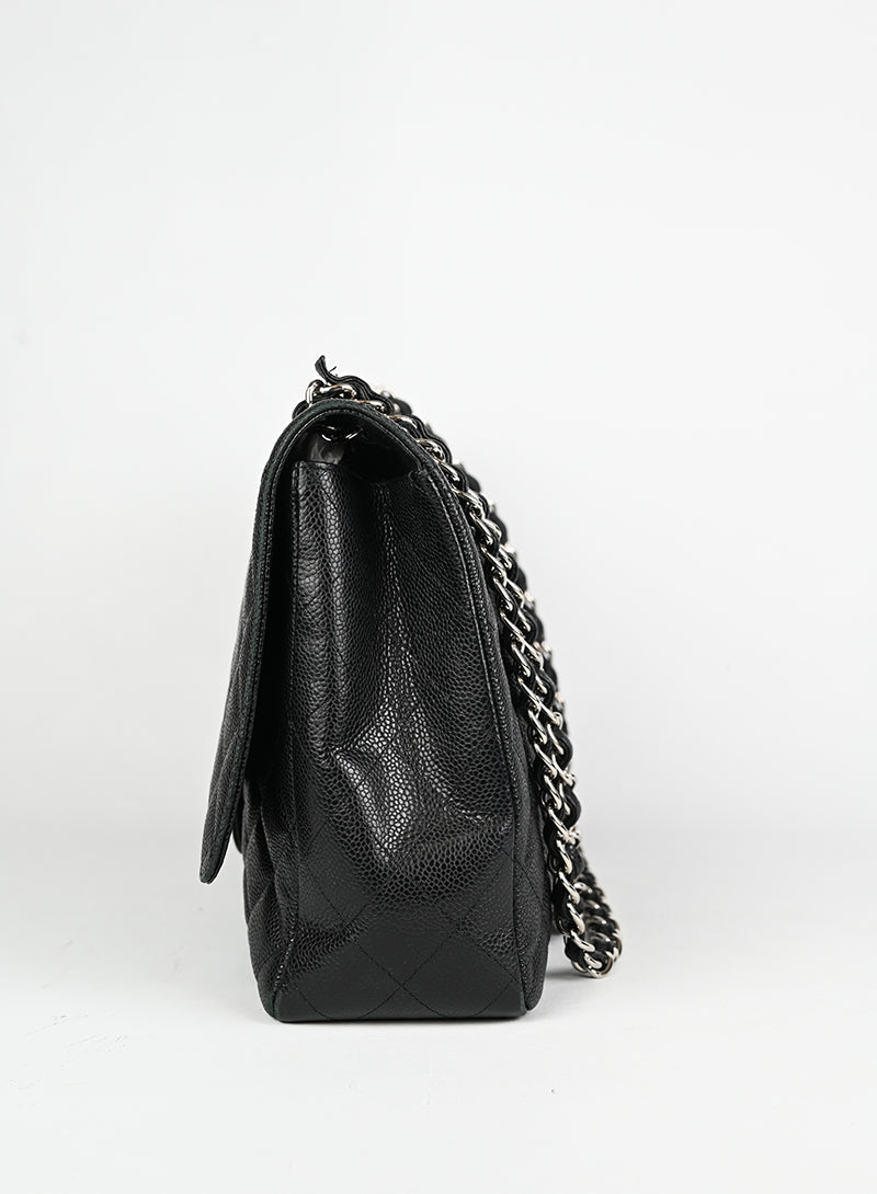 Chanel Borsa Jumbo in pelle nera