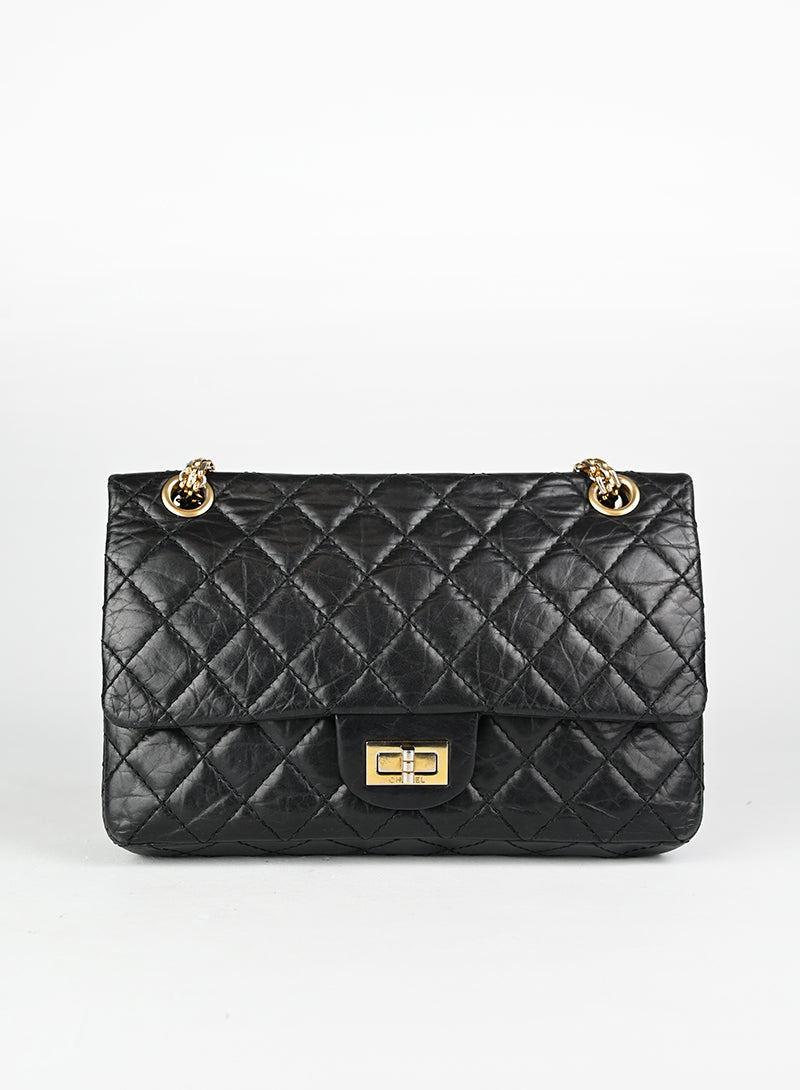 Chanel 2.55 Reissue in pelle nera