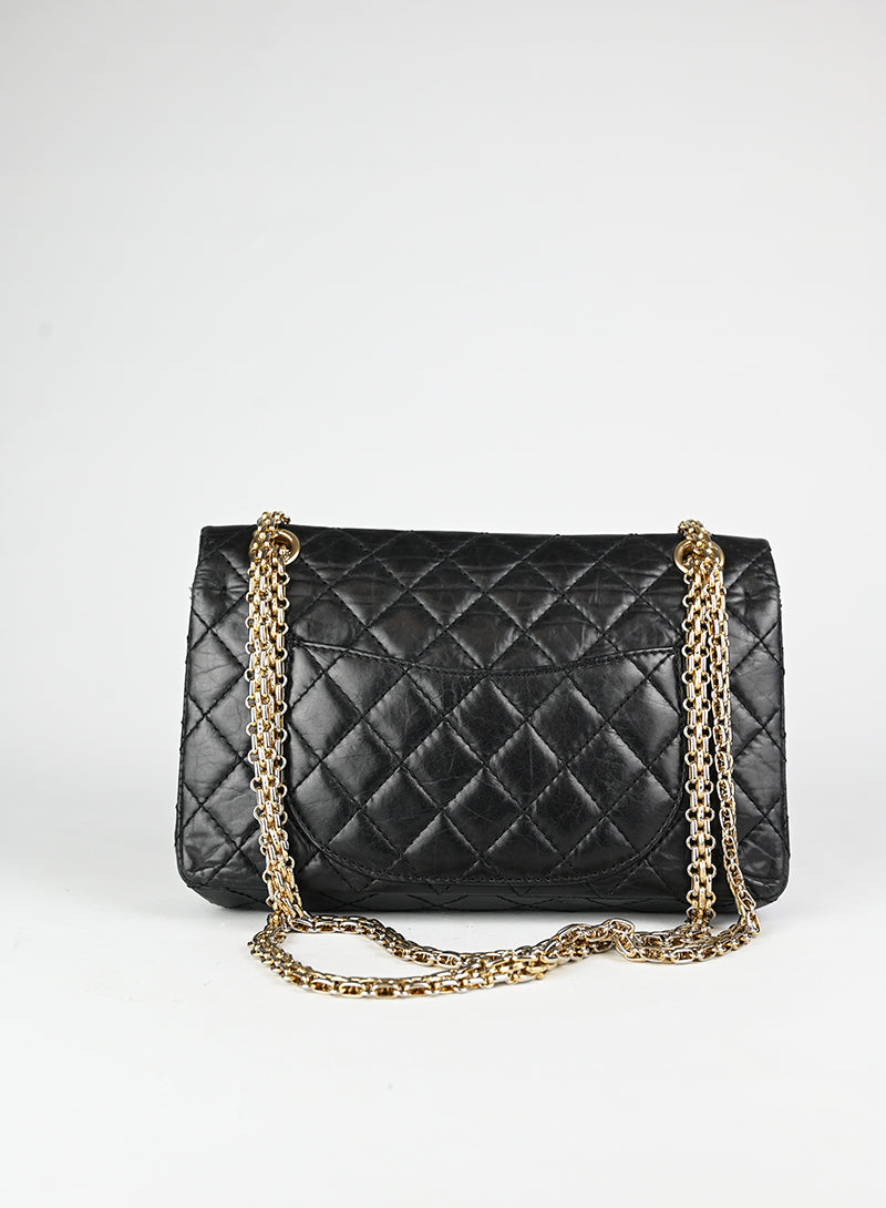 Chanel 2.55 Reissue in pelle nera