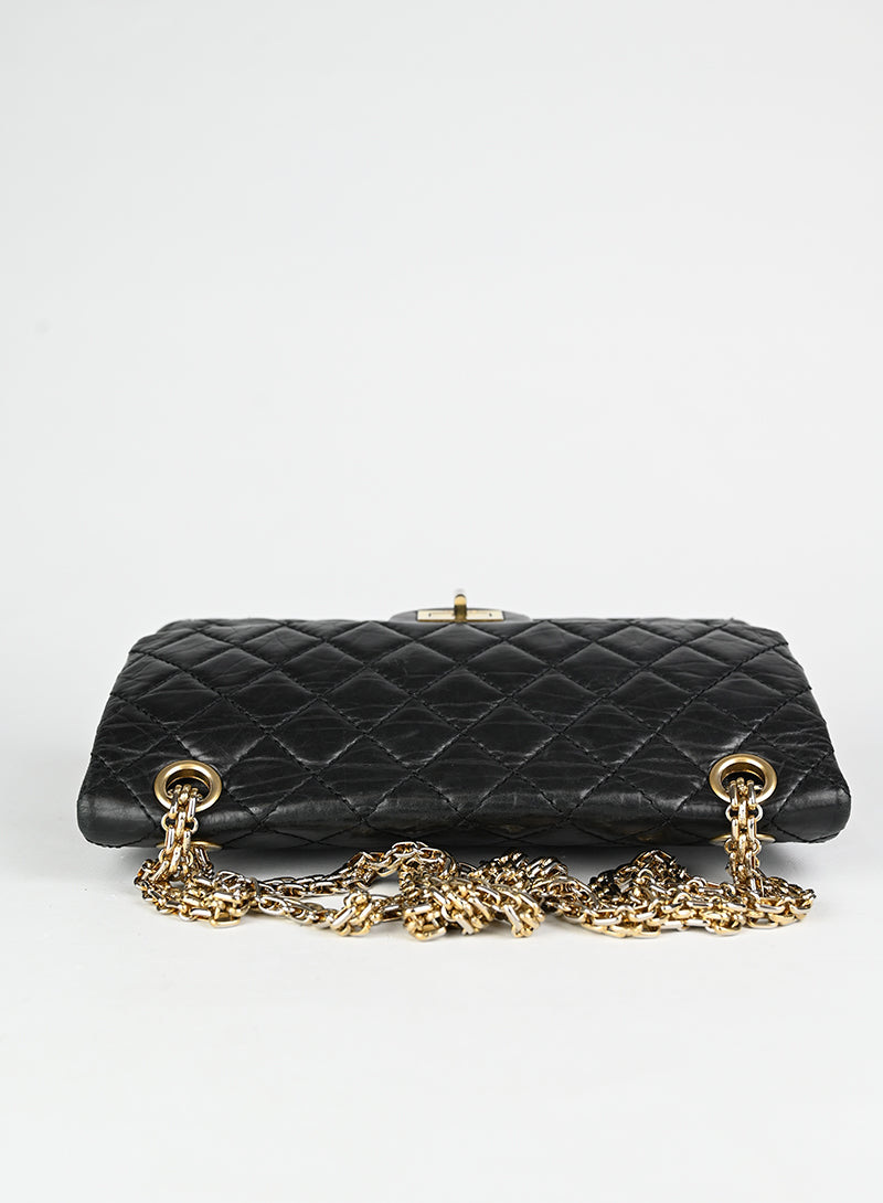 Chanel 2.55 Reissue in pelle nera