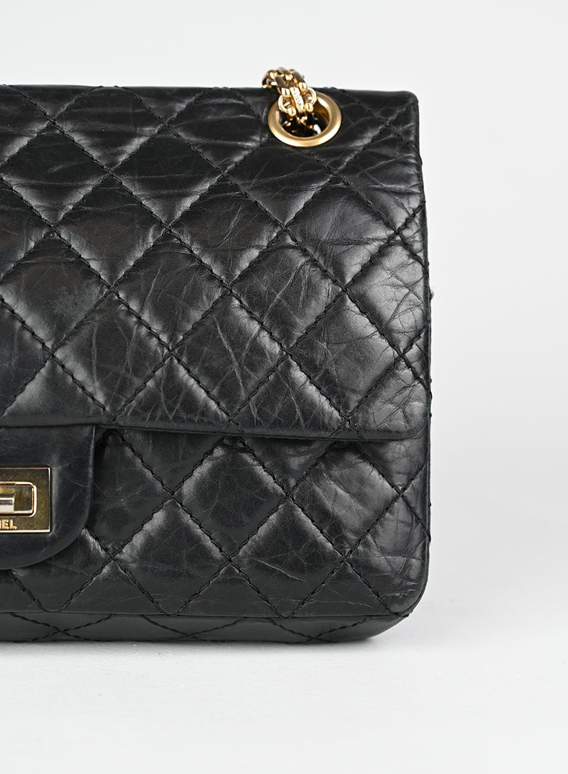 Chanel 2.55 Reissue in pelle nera