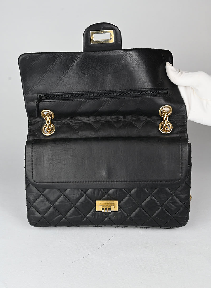 Chanel 2.55 Reissue in pelle nera