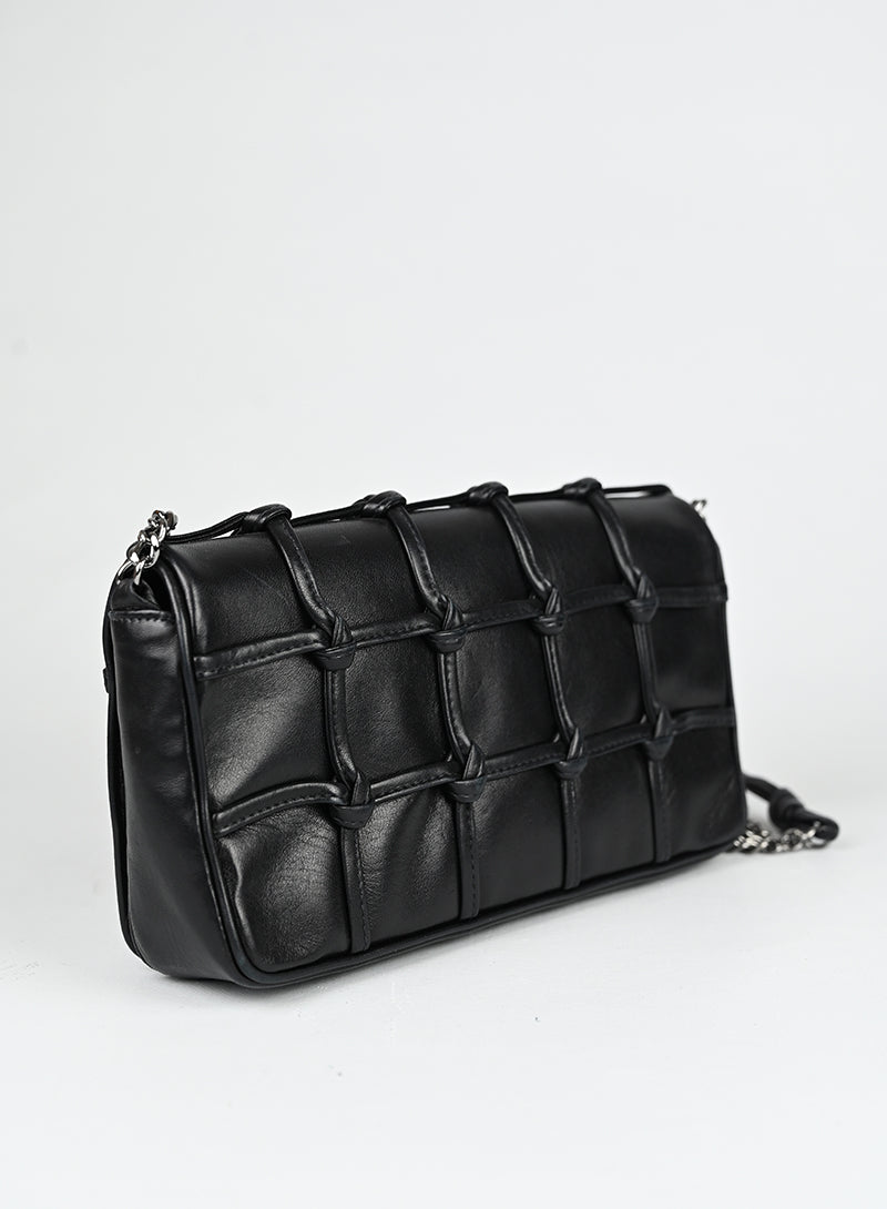 Chanel Borsa Chocolat in pelle nera -  lesleyluxuryvintage