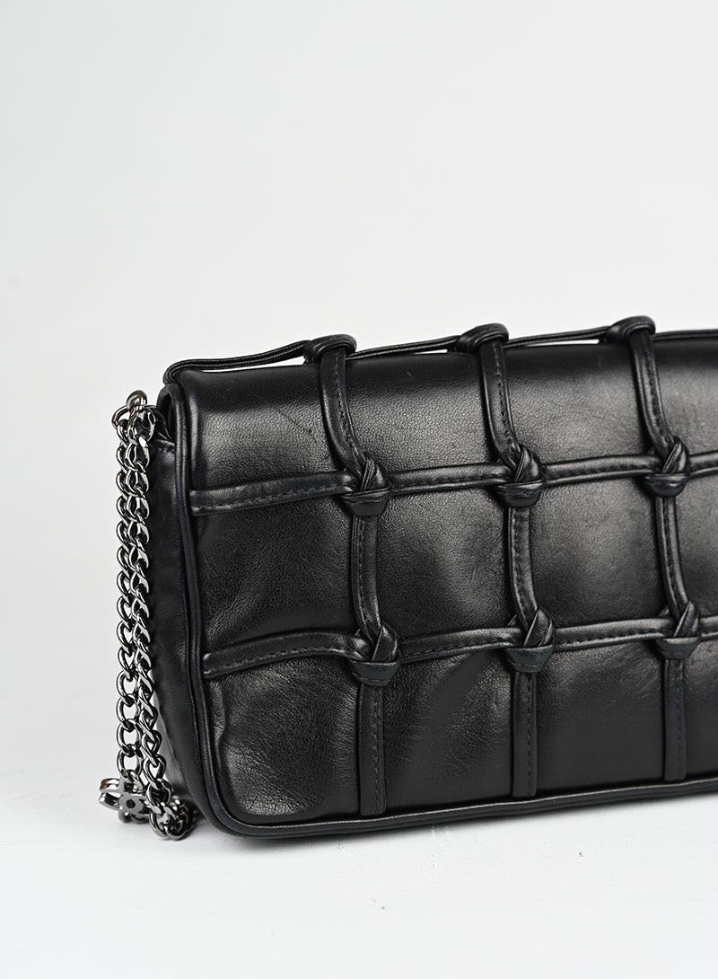 Chanel Borsa Chocolat in pelle nera -  lesleyluxuryvintage