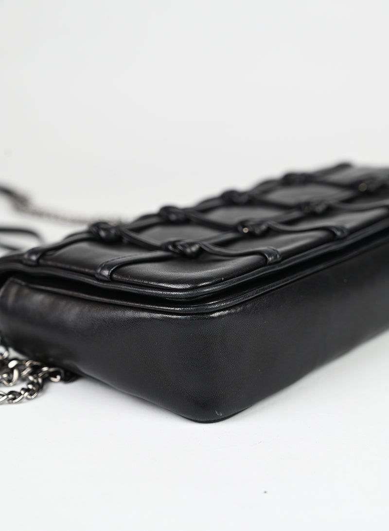 Chanel Borsa Chocolat in pelle nera -  lesleyluxuryvintage