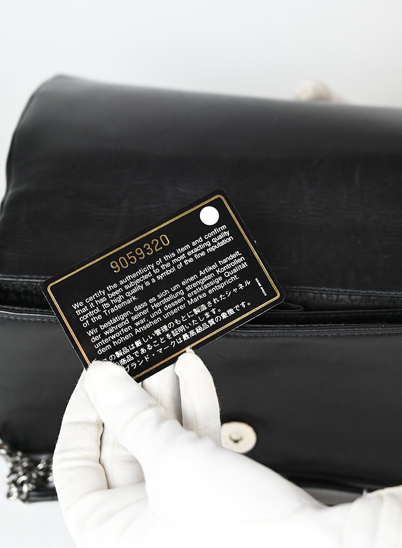 Chanel Borsa Chocolat in pelle nera -  lesleyluxuryvintage