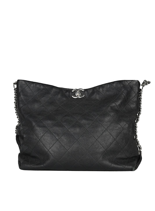 Chanel Shopper in pelle nera