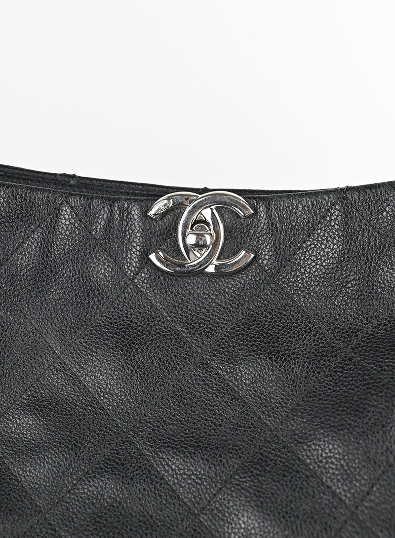 Chanel Shopper in pelle nera