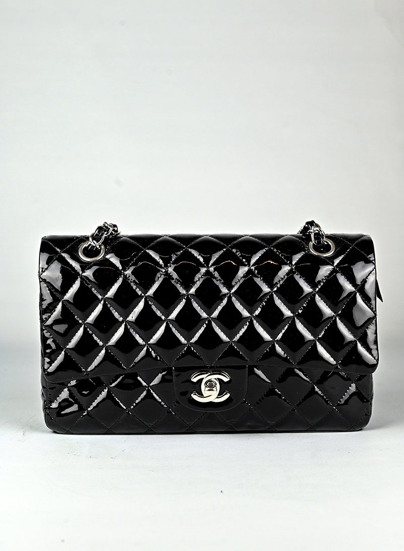 Chanel Borsa 2.55 in pelle vernis nera