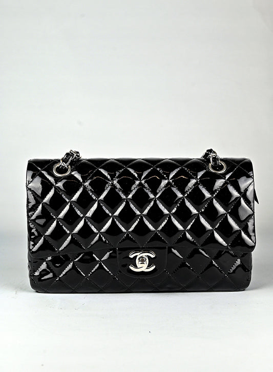 Chanel Borsa 2.55 in pelle vernis nera